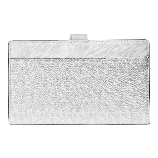 Michael Kors Greenwich Medium Signature Logo Wallet Optic White # 35S5SGRF8Y