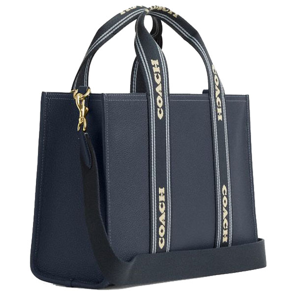 Coach Smith Tote Bag Denim Multi # CBM10