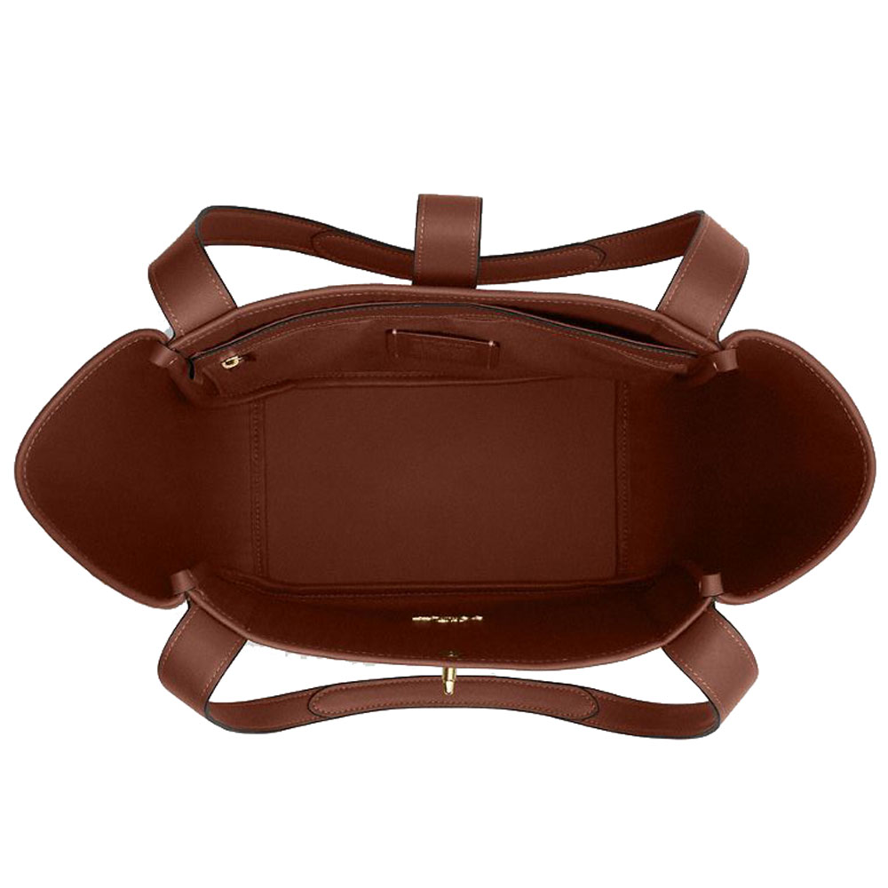 Coach Hadley Turnlock Tote Bag Redwood Multi # CBG92