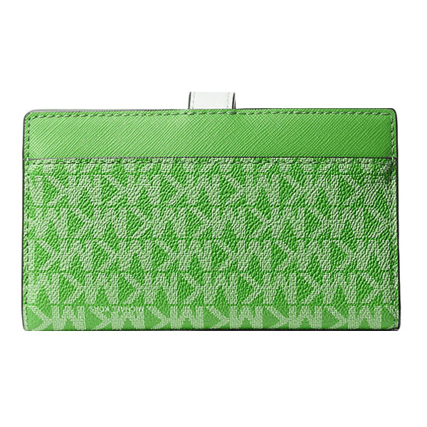 Michael Kors Greenwich Medium Signature Logo Wallet Jungle # 35S5SGRF8Y