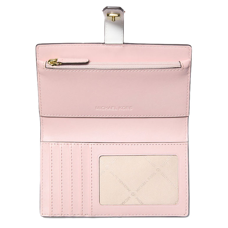 Michael Kors Greenwich Medium Signature Logo Wallet Pwd Blsh Mlt # 35S5GGRF8Y
