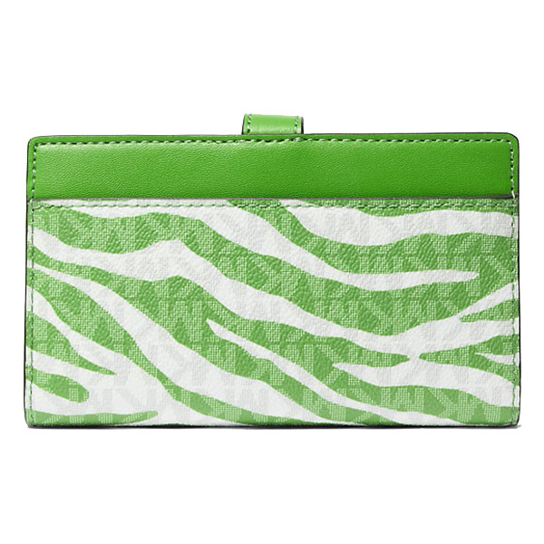 Michael Kors Greenwich Medium Zebra Signature Logo Wallet Jungle # 35S5SGRF8I