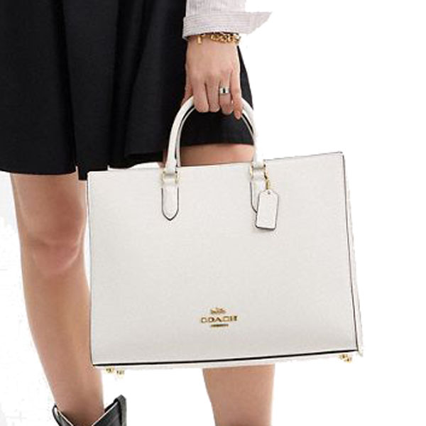 Coach Maggie Tote Bag Chalk # CY666