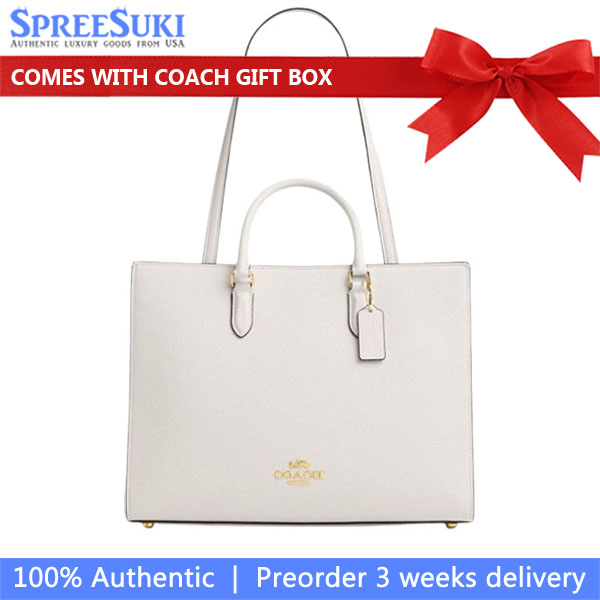 Coach Maggie Tote Bag Chalk # CY666