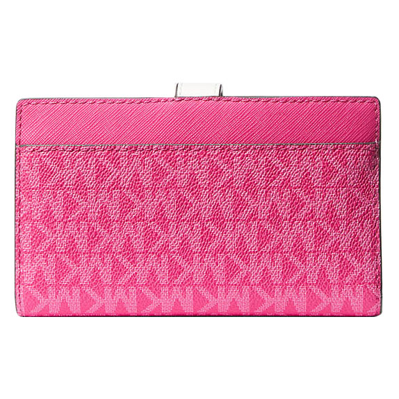 Michael Kors Greenwich Medium Signature Logo Wallet Dragonfruit # 35S5SGRF6Y