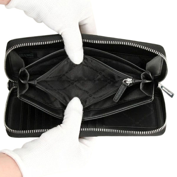 Michael Kors Jet Set Travenuel Zebra Print Calf Hair Continental Wallet Black # 35S5STVE7H
