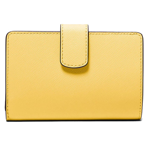 Michael Kors Medium Wallet Jet Set Travel Zip Coin Wallet Daisy Yellow # 35F7GTVF2L