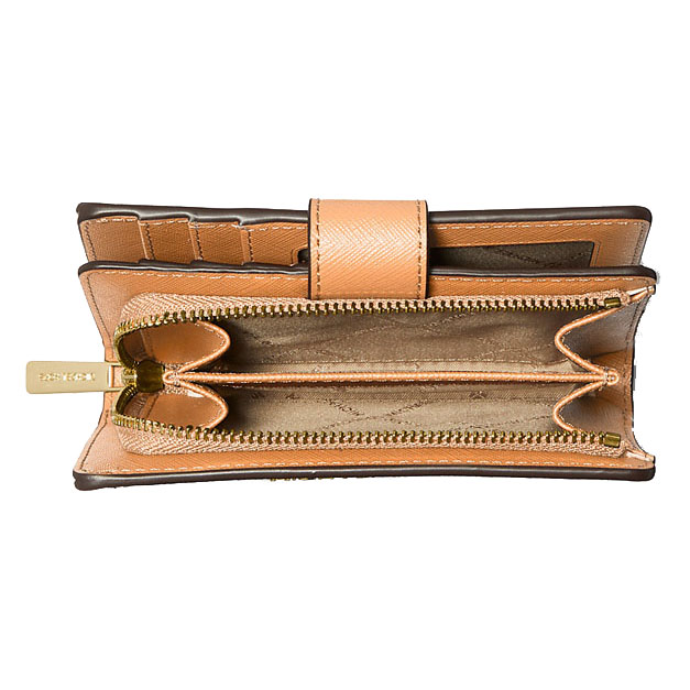 Michael Kors Medium Wallet Jet Set Travel Zip Coin Wallet Cider # 35F7GTVF2L