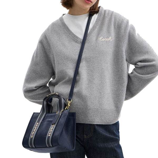 Coach Smith Tote Bag 24 Denim Multi # CBH14
