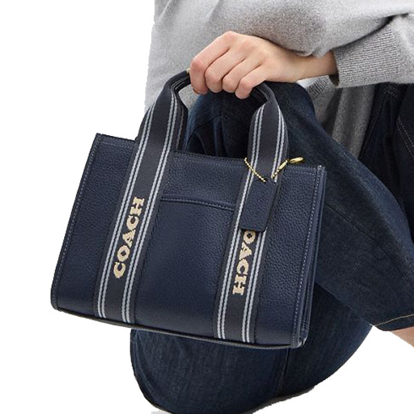 Coach Smith Tote Bag 24 Denim Multi # CBH14