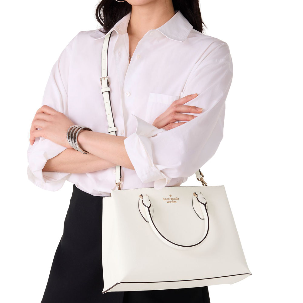 Kate Spade Rae Medium Satchel Meringue # KK310