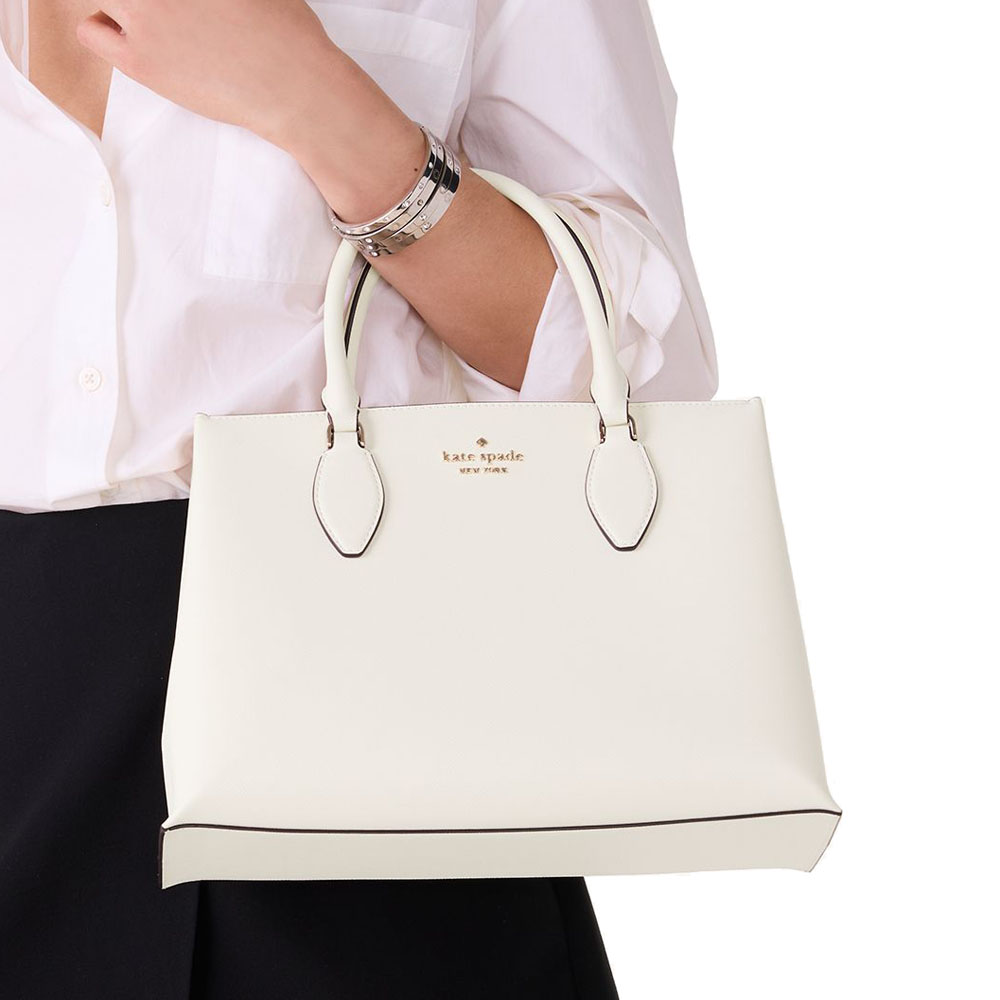 Kate Spade Rae Medium Satchel Meringue # KK310