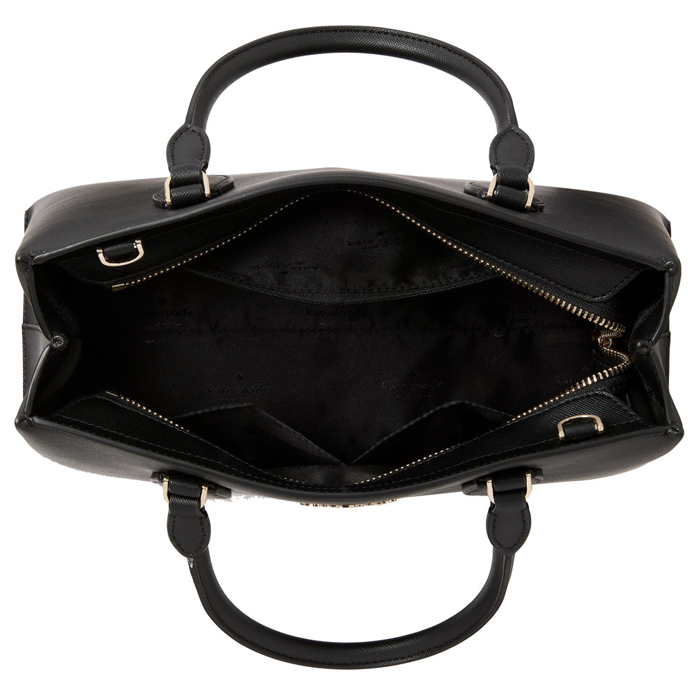 Kate Spade Rae Medium Satchel Black # KK310