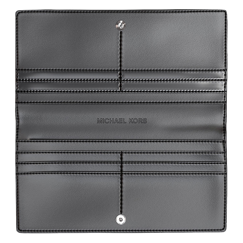 Michael Kors Carson Large Signature Logo Wallet Black # 35S5S2ZE3B