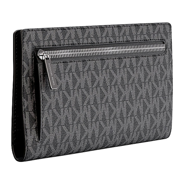Michael Kors Carson Large Signature Logo Wallet Black # 35S5S2ZE3B