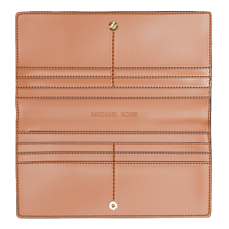 Michael Kors Carson Large Signature Logo Wallet Brown # 35S5G2ZE3B