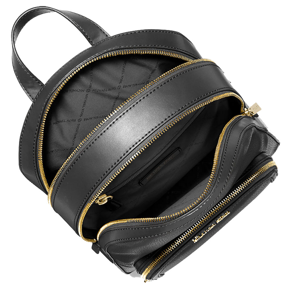 Michael Kors Jaycee Medium Zip Pocket Backpack Black # 35S2G8TB2L