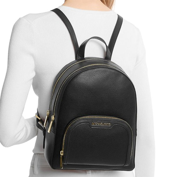 Michael Kors Jaycee Medium Zip Pocket Backpack Black # 35S2G8TB2L