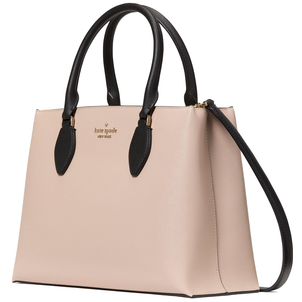 Kate Spade Rae Medium Satchel Warm Beige Multi # KK992