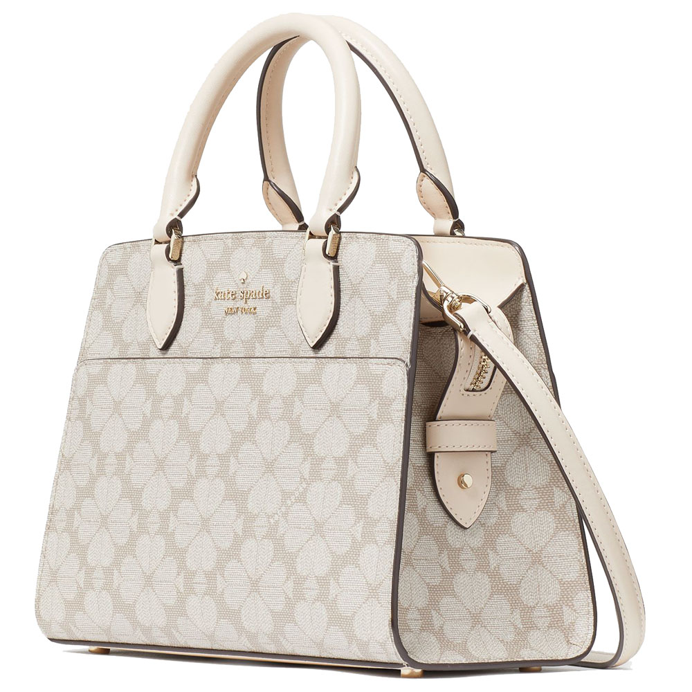 Kate Spade Signature Spade Flower Small Satchel Dark Beige Multi # KI792