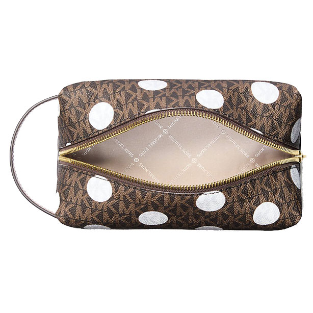 Michael Kors Jet Set Polka Dot Signature Logo Travenuel Kit Luggage # 35S5GTFN2N