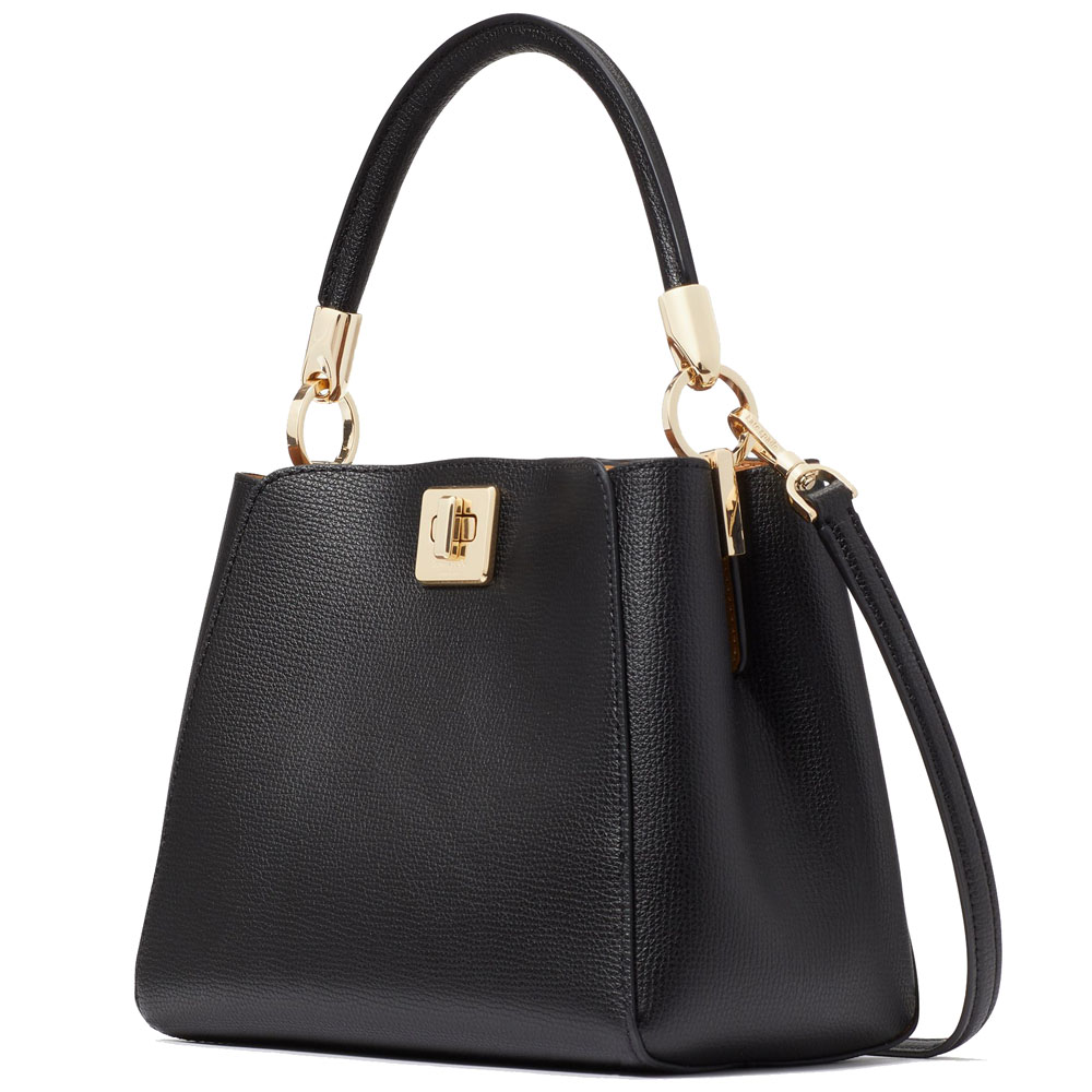 Kate Spade Phoebe Small Top Handle Bag Black # KF553