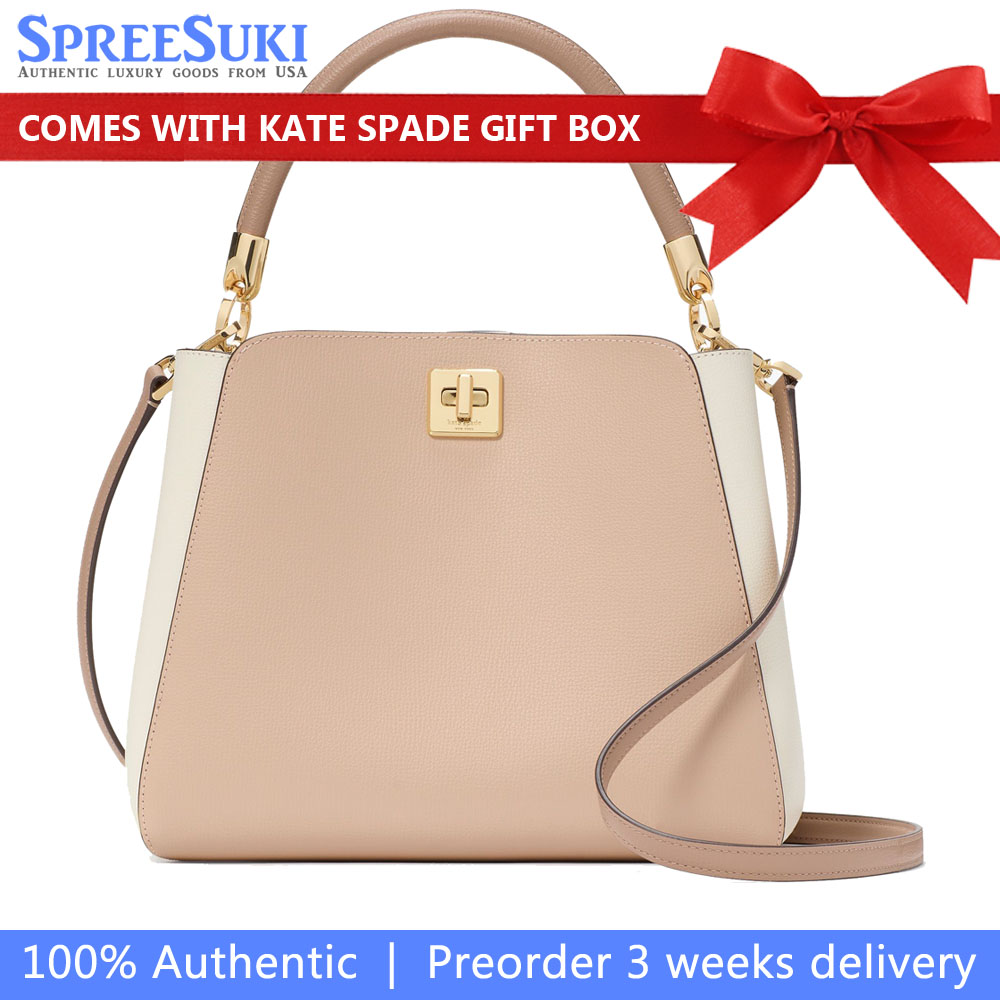 Kate Spade Phoebe Medium Top Handle Bag Toasted Hazelnut Multi # KG751
