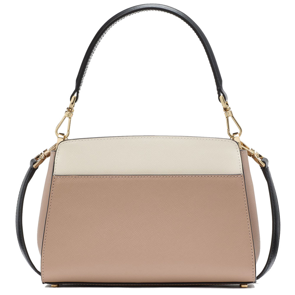 Kate Spade Madison Small Top Handle Satchel Toasted Hazelnut Multi # KK284