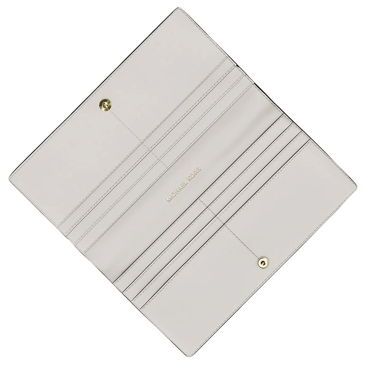 Michael Kors Reed Large Signature Logo Wallet Lt Crm Multi # 35F4G6RE3B