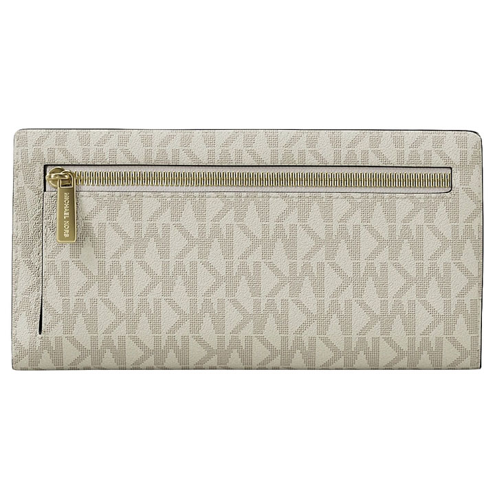 Michael Kors Reed Large Signature Logo Wallet Lt Crm Multi # 35F4G6RE3B