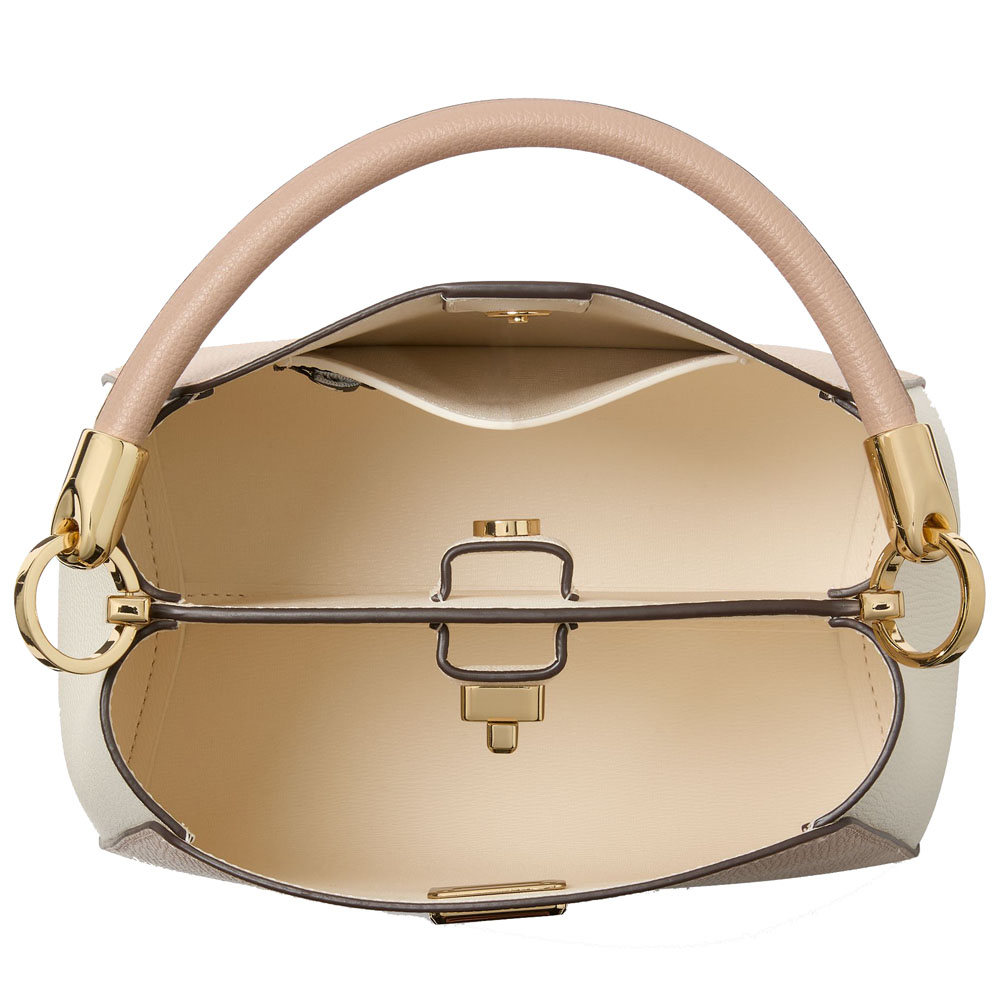 Kate Spade Phoebe Small Top Handle Bag Toasted Hazelnut Multi # KG749