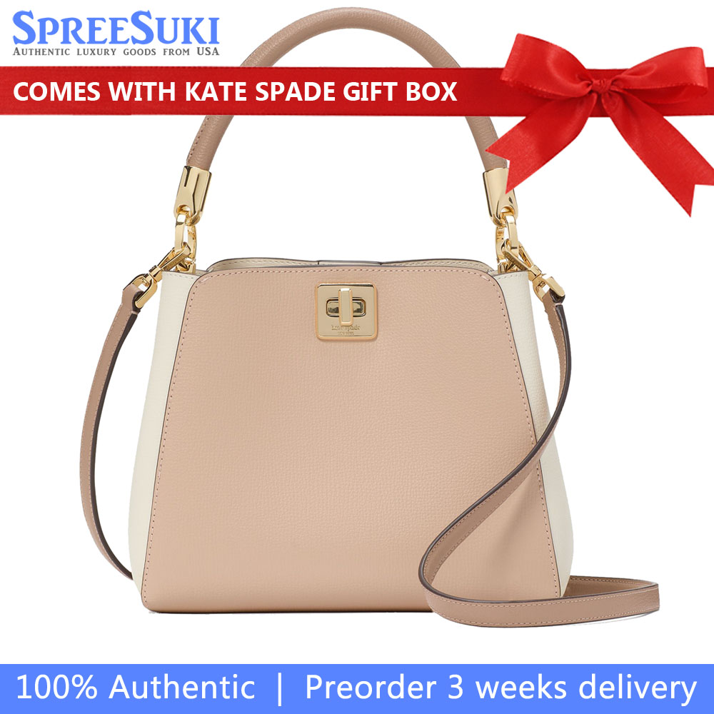 Kate Spade Phoebe Small Top Handle Bag Toasted Hazelnut Multi # KG749