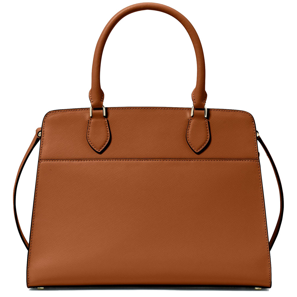 Kate Spade Crossbody Bag Sling Madison Saffiano Leather Medium Satchel Cavern Clay # KC436