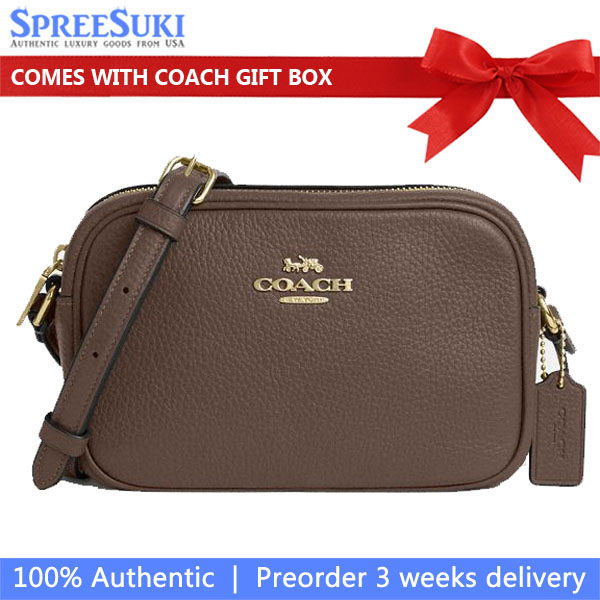 Coach Mini Jamie Camera Bag Dark Stone # CQ875
