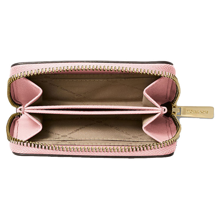 Michael Kors Jet Set Travenuel Medium Saffiano Leather Wallet Powder Blush # 35H8GTVZ1L