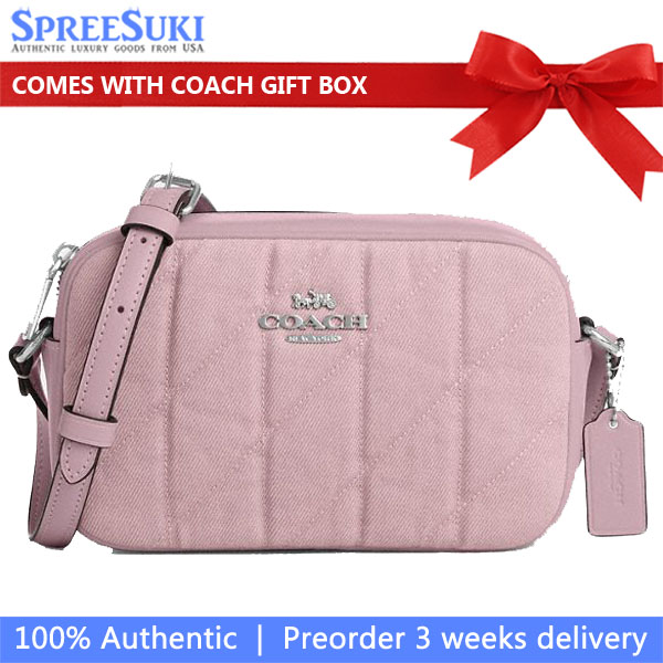 Coach Mini Jamie Camera Bag Silver Ballerina Carnation # CBR08
