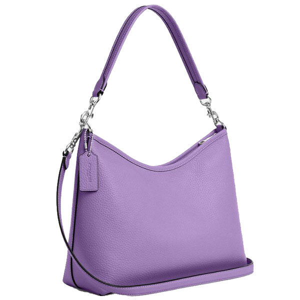 Coach Laurel Shoulder Bag Silver Iris # CR148