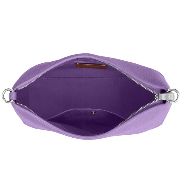 Coach Laurel Shoulder Bag Silver Iris # CR148