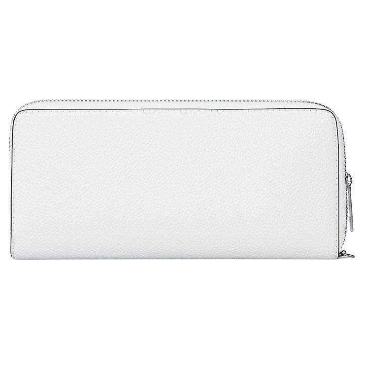 Michael Kors Large Pebbled Leather Continental Wallet Optic White # 35F7STVE7L