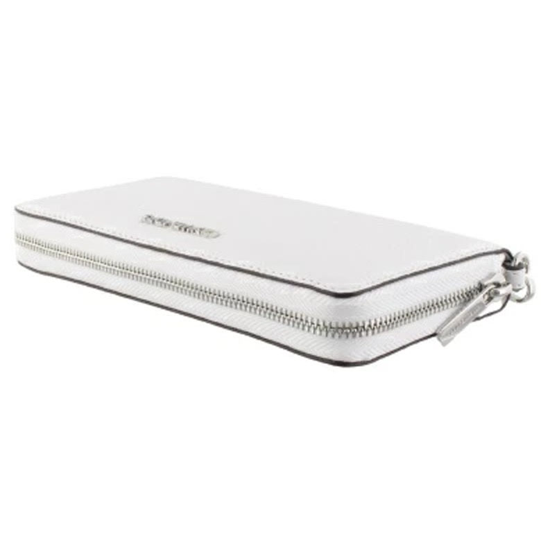 Michael Kors Large Pebbled Leather Continental Wallet Optic White # 35F7STVE7L