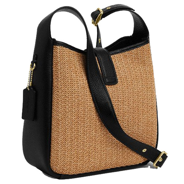 Coach Hadley Convertible Crossbody Bag Toast Black # CAL93