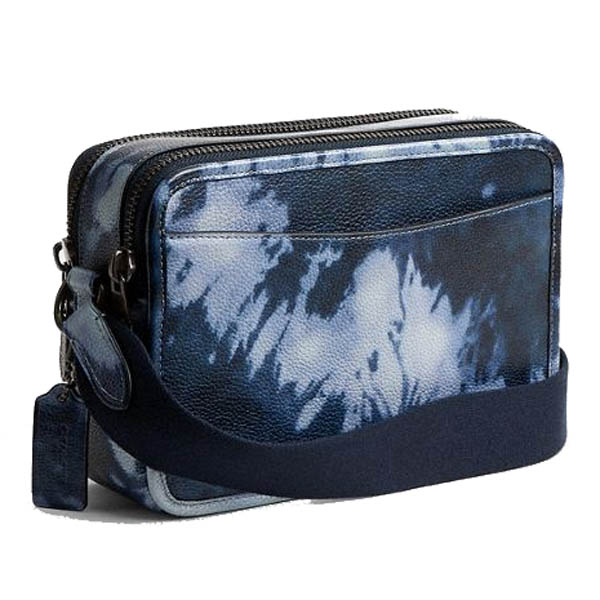 Coach Charter Crossbody Bag 24 With Tie Dye Print Midnight Navy Multi # CU093