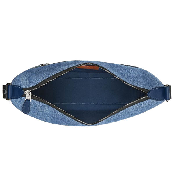 Coach Finn Crossbody Bag Qb Denim Deep Blue # CBI75