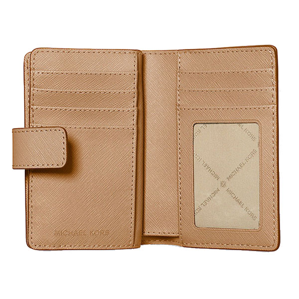 Michael Kors Medium Saffiano Leather Wallet Peanut # 35R4STVF6L