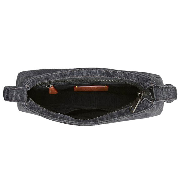 Coach Eliza Shoulder Bag In Signature Denim Qb Washed Grey # CAK45