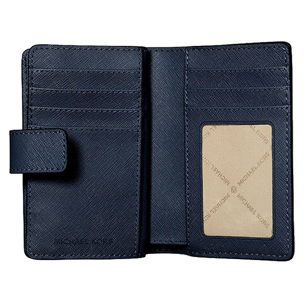 Michael Kors Medium Saffiano Leather Wallet Navy # 35R4STVF6L
