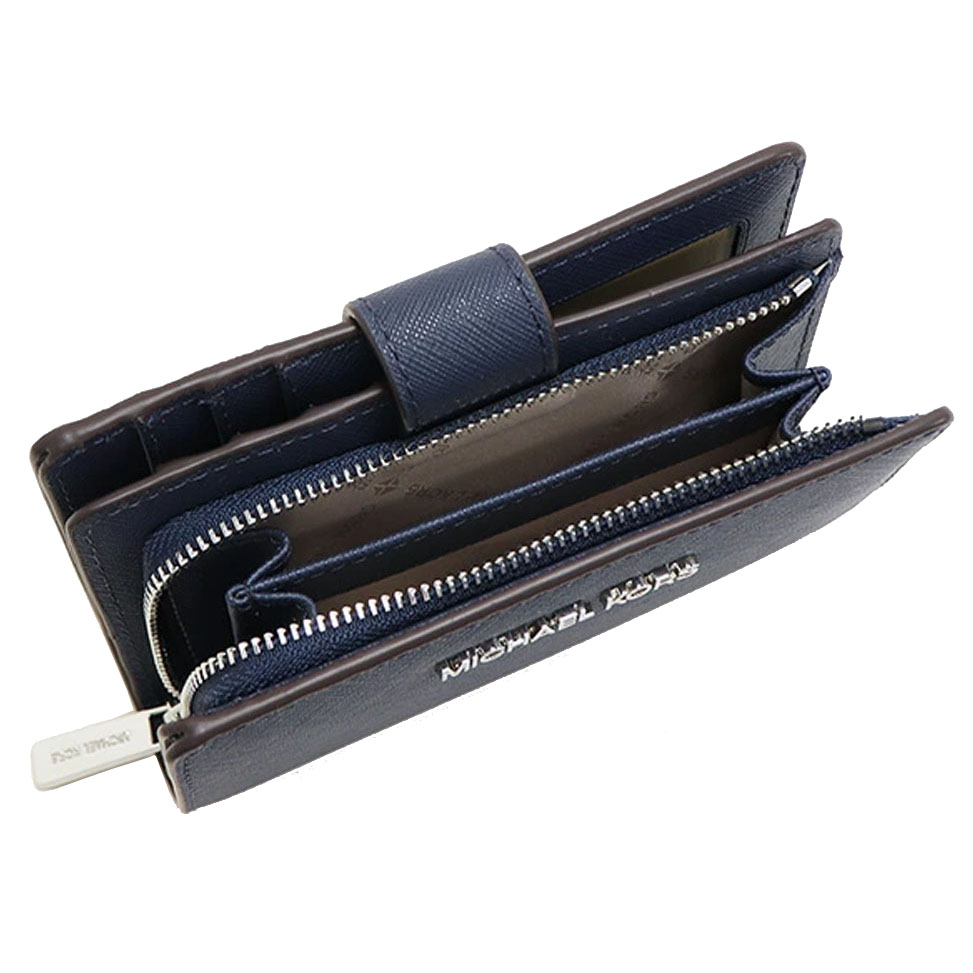 Michael Kors Medium Saffiano Leather Wallet Navy # 35R4STVF6L