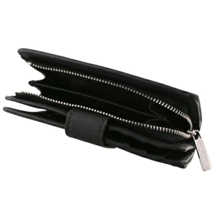 Michael Kors Medium Saffiano Leather Wallet Black # 35R4STVF6L