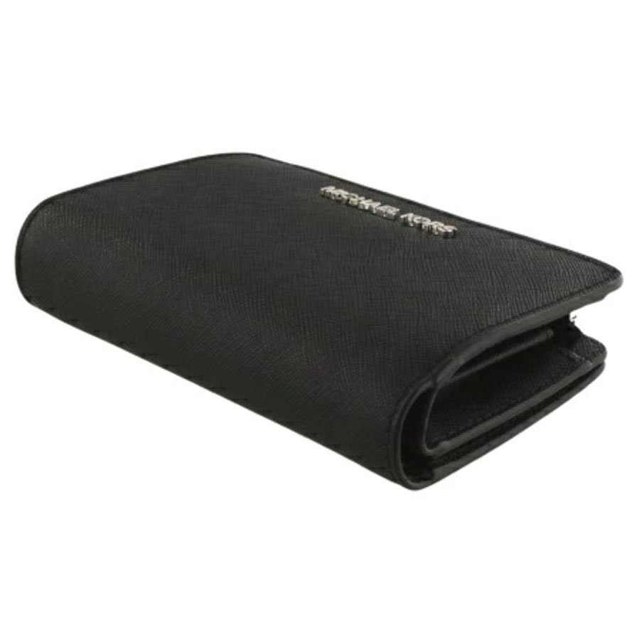 Michael Kors Medium Saffiano Leather Wallet Black # 35R4STVF6L