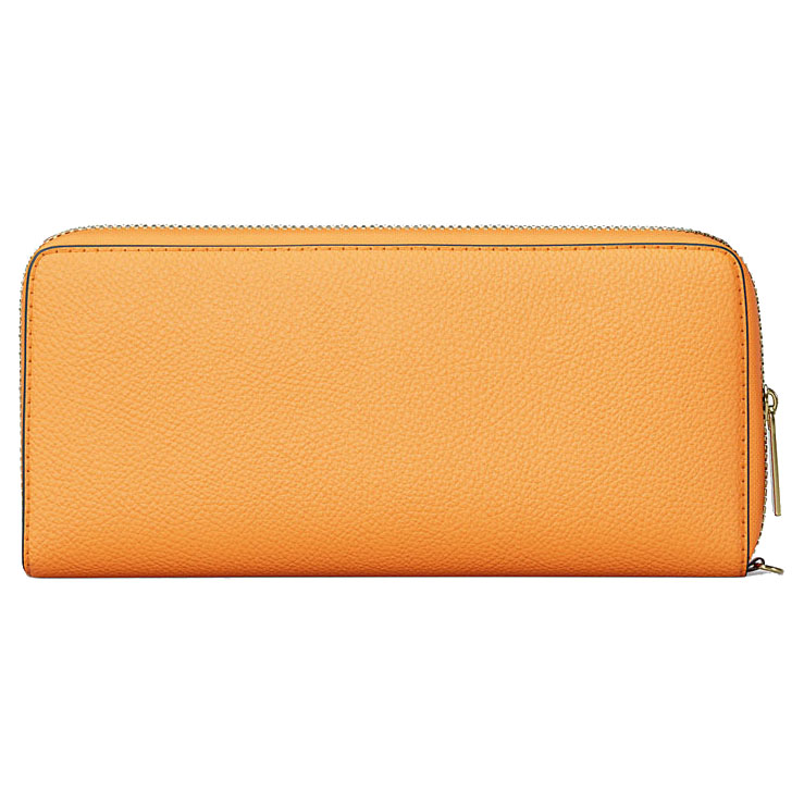 Michael Kors Long Wallet Jet Set Continental Wristlet Wallet Pop Orange # 35T7GTVE7L